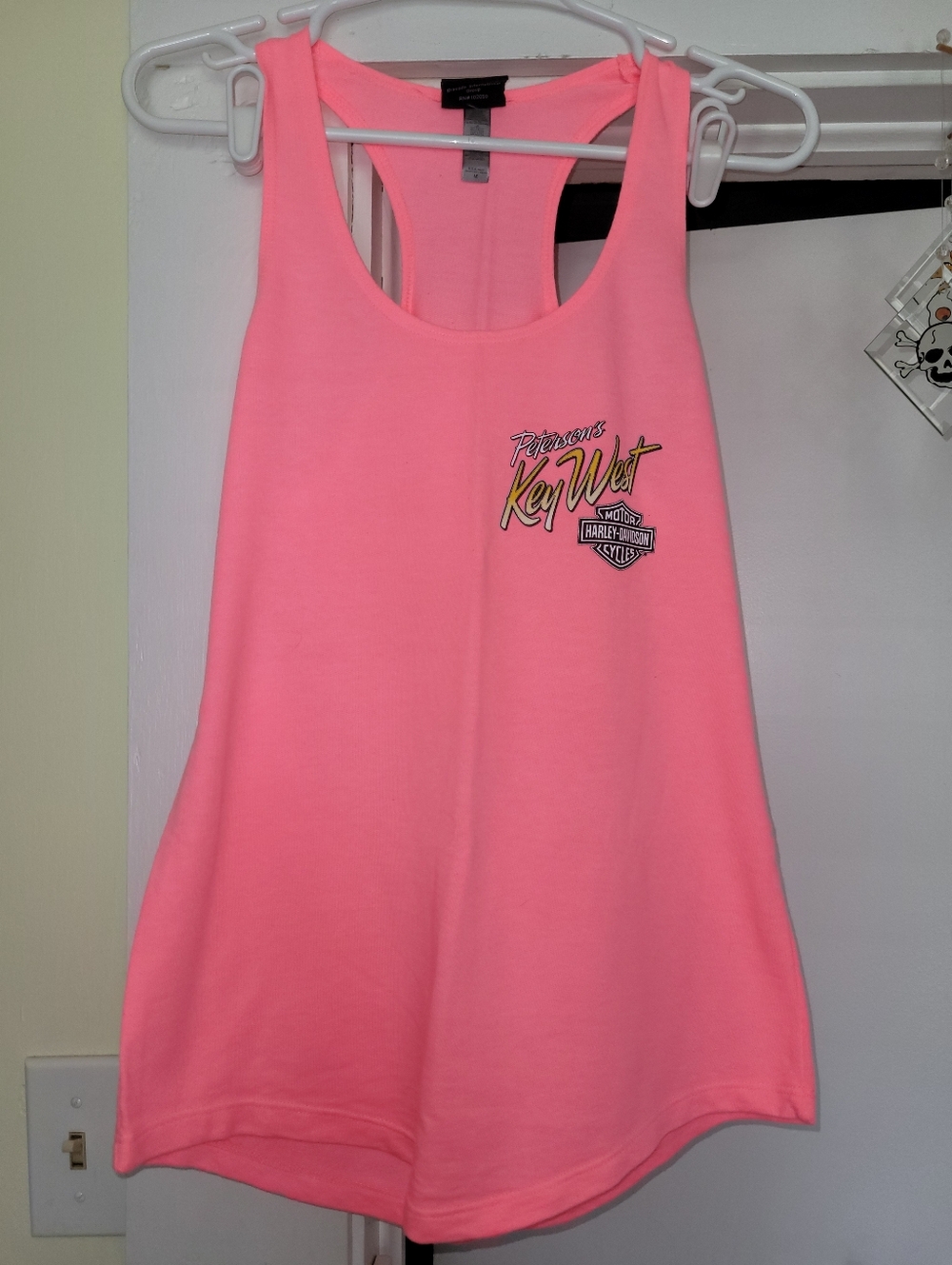 Pink Key West Harley-Davidson Racerback Tank